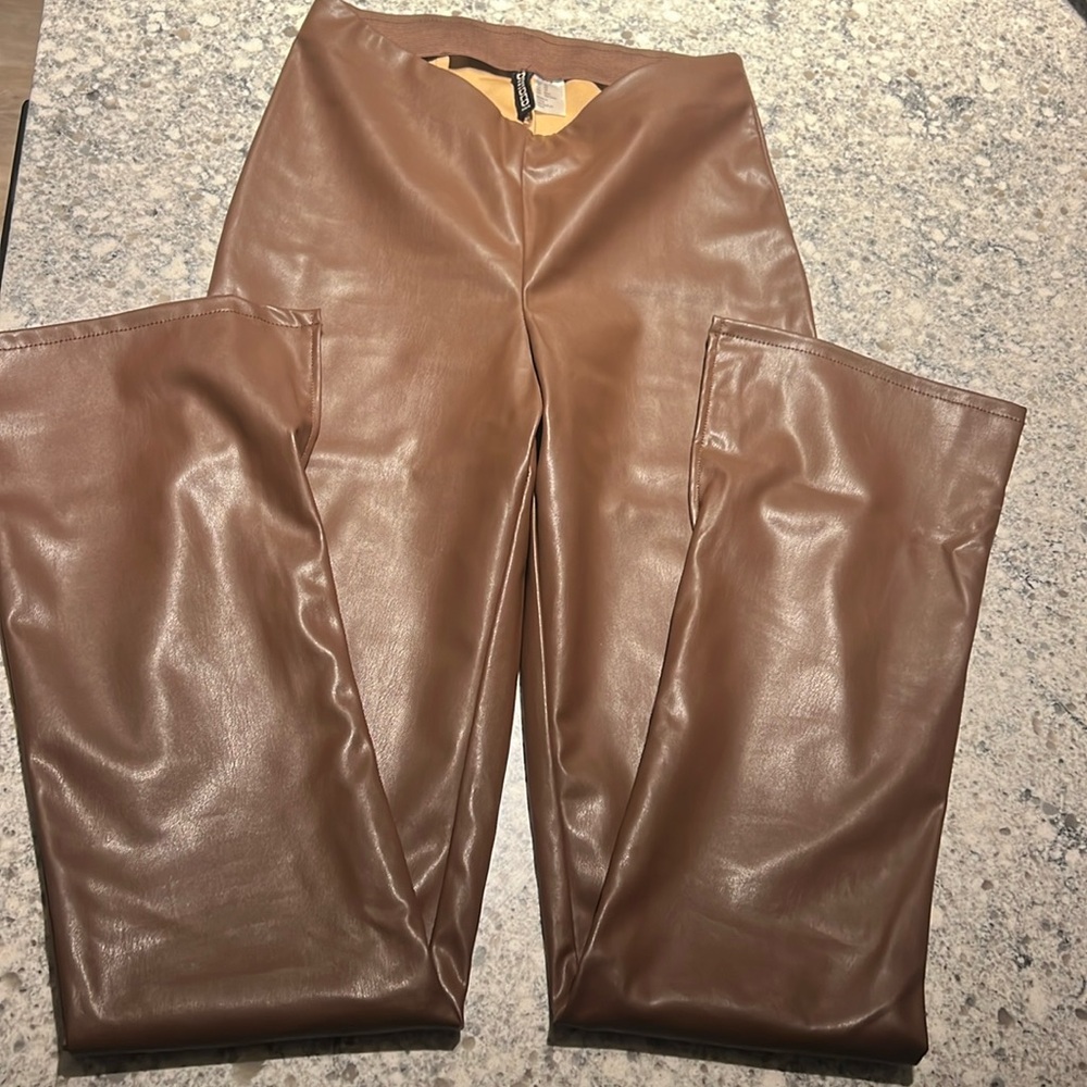 H&M leather pants